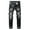 Style, variant on SWSMCLT Men's Casual Pants Slim Fit Denim Jeans Stretch Autumn Mid Rise Straight Denim Pant Style2 30