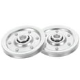 thumbnail image 3 of 2pcs Heavy Duty Garage Door Pulley 3 Inch 200lb Load Capacity Overhead Sectional Garage Door Track Cable Wheels Replacement Hardware For Replacing, 3 of 7