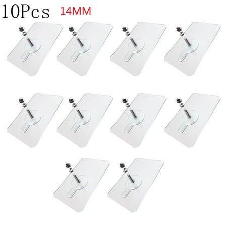 

Hesxuno Nail Free Wall Hook Screw Adhesive Non-Trace No Drilling for Bathroom Kitchen Deals of The day