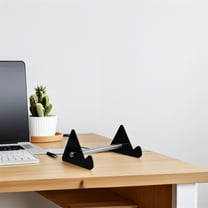 Hemoton Acrylic Keyboard Stand Comfortable Typing Angle Computer Keyboard Holder for Desk Acrylic Desktop Accessories for Office