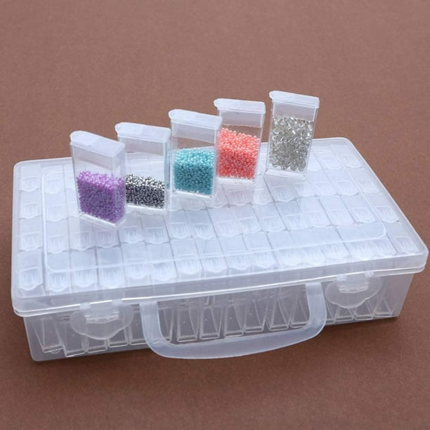Innovador organizador de cajas para almacenar semillas, divisores ajustables para un almacenamiento personalizable, accesorios para pintar con diamantes