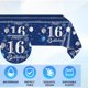 thumbnail image 5 of Decoraciones de Cumpleaños 16 Azul Marino Plata, Suministros para Fiesta Dulces 16 para Niños y Niña, 5 of 7