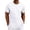 White, variant on LODIENY Men's Short Sleeve Workout Shirts Dry Fit Lightweight Moisture Wicking Athletic Tops Crew Neck Running Gym Summer Casual Tees Dark Gray S