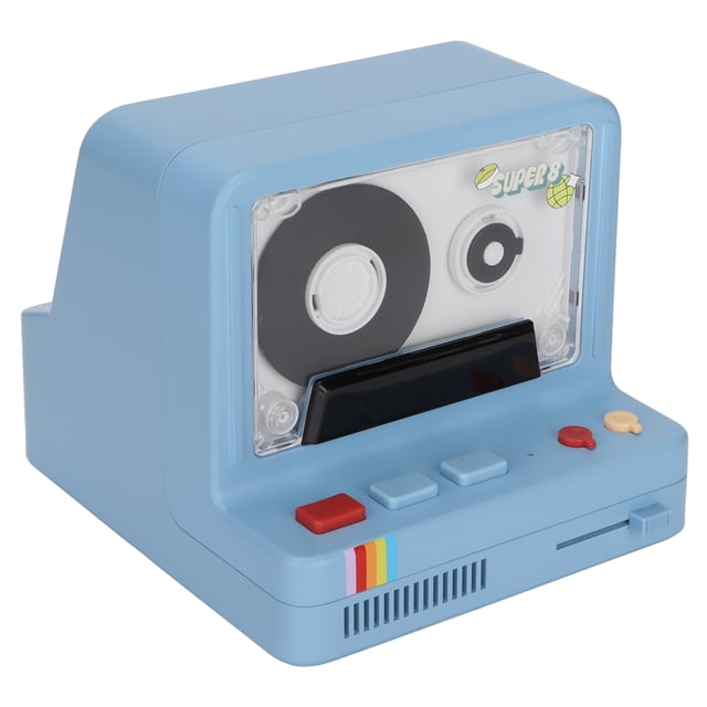 Cassette Player, Multi Function Supports Memory Card Auto Rotate Black Disk Stereo Cassette Player For Travel Black,White,Pink,Blue