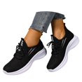 thumbnail image 3 of Fdrone Women Wide Width Shoes Comfortable Lightweight Walking Air Cushion Road Running Sneakers Workout Gym Athletic Tennis Shoes Mesh Orthopedic Sneakers, 3 of 8