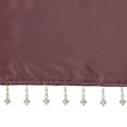 thumbnail image 3 of JLA Home INC Emilia Twisted Tab Valance With Perles Violet 50" x 26", 3 of 4