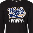 thumbnail image 4 of Inktastic Pappy Grandpa Fathers Day Long Sleeve T-Shirt, 4 of 5
