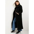 thumbnail image 3 of June + Vie Women's Plus Size Maxi Teddy Fleece Coat, 3 of 6