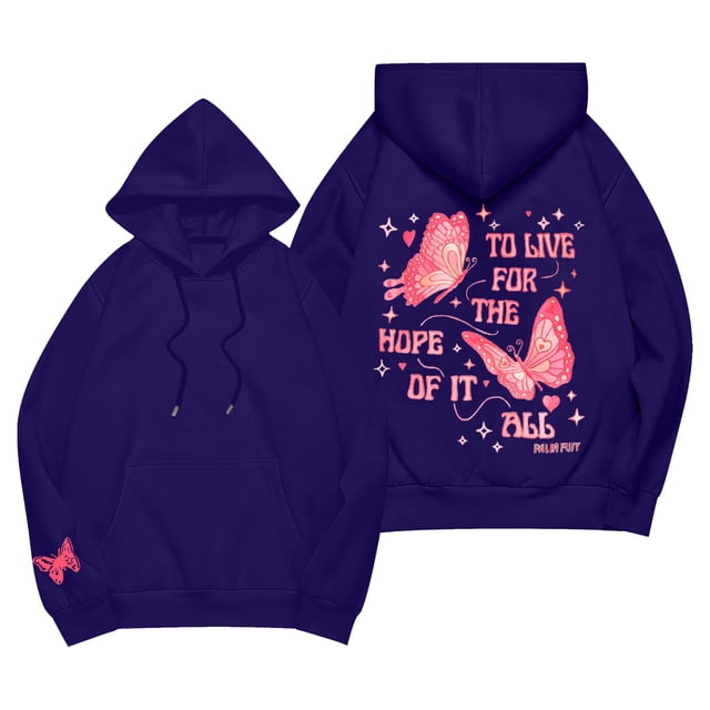 Graphic Hoodie for Women 2024 Cute Preppy Sweatshirt Long Sleeve Drawstring Pullover Tops with Pockets