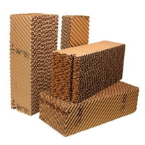 DIAL 3439 Filter Media, Rigid, Cellulose, For: AeroCool 8 in 6800 cfm Grooved Single Inlet Cooler Brown