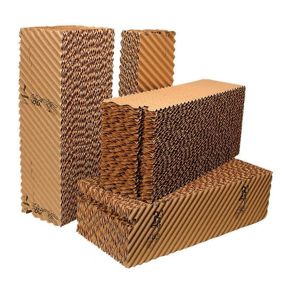 DIAL 3439 Filter Media, Rigid, Cellulose, For: AeroCool 8 in 6800 cfm Grooved Single Inlet Cooler Brown