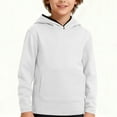 thumbnail image 6 of ATOGUTA Boys Hooded Sweatshirt Long Sleeve Hooded Pullover Sweatshirt Outfits Casual Clothes Size 3T-15, White, 6 of 6