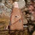 thumbnail image 4 of Djiypn Sling Backpack Crossbody Sling Bag for Men Women, Small Chest Bag Daypack Fanny Pack Cross Body Bag for Outdoors Hiking Traveling - Khaki, 4 of 8
