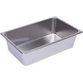thumbnail image 5 of FETCOI 6-Pack Full Size Steam Table Pans Commercial Restaurant Steam Table Pans Food Container 201 Stainless Steel Hotel Pan (Individual Pan Size 20.87*12.99*6inch), 5 of 9