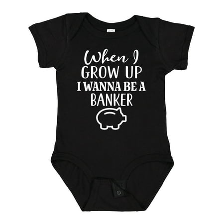 

Inktastic Banker Future Job Gift Baby Boy or Baby Girl Bodysuit