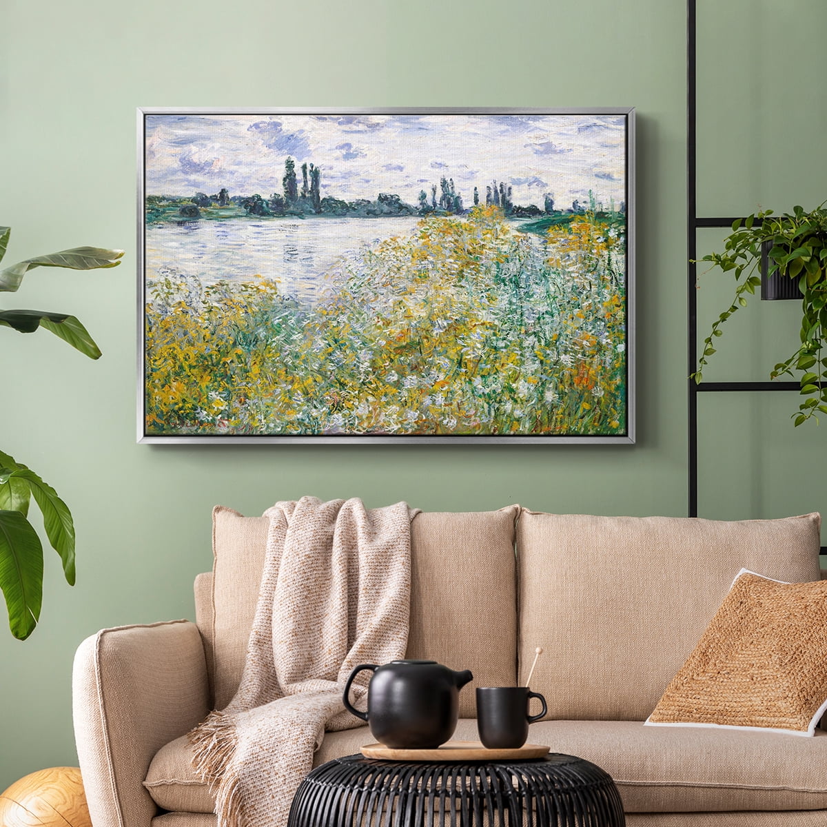 Vintage Landscape-XXVIII By Wexford Home Framed in Silver Wood Gallery Wrapped Canvas 17 in. x 25 in.