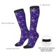 thumbnail image 4 of Fotbe blue purple Snowflake Calcetas Divertidas Estampadas para Hombre y Mujer, Calcetas de Algodón hasta la Rodilla para Caminar, Correr, Enfermería y Embarazo, 4 of 6