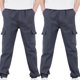 thumbnail image 1 of Cowsor 2PC Boys Cargo Sweatpants Casual Hiking Pants Joggers Athletic Trousers Cotton Loose Straight Pants for Men, 1 of 3