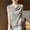 Gray, variant on Sleeveless Tank Tops for Women Crewneck Juniors Camisole Plain Ribbed Pullover Undershirts Beige
