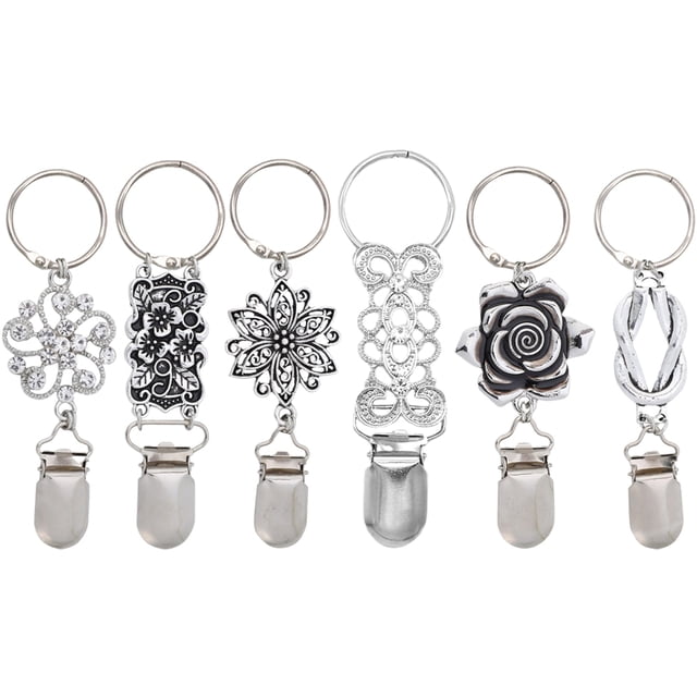Clips para sombrero de viaje, 6 uds., gorras, bufandas, Clips portátiles para sombrero, Clips para bolsa, accesorio de viaje