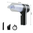 thumbnail image 3 of Xihbxyly Aspiradora de Mano Inalámbrica, para Seco y Húmedo, 5500 Pa de Potencia de Succión, Carga Usb, Luz Led para Rincones Oscuros, Diseño Ligero y Portátil, Ideal para Limpieza de Coche y Hogar,, 3 of 6