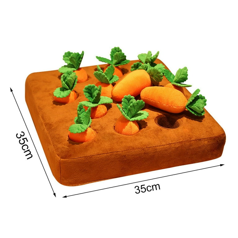 Plush carrot dog toy cheap