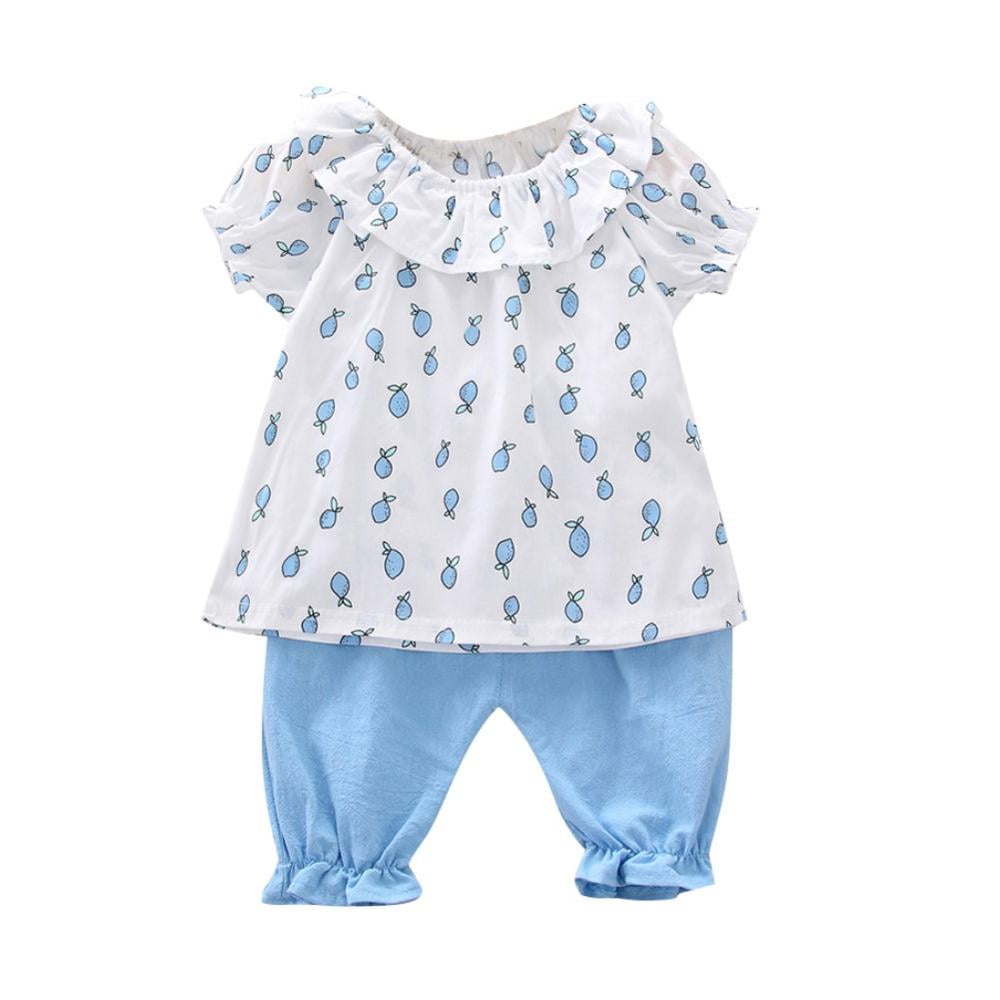fruit print baby clothes