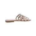 thumbnail image 2 of Bar III Womens Pecanna Faux Leather Open Toe Flat Sandals Beige 11 Medium (B,M), 2 of 2