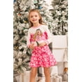 thumbnail image 2 of Barbie Girls Graphic Sweatshirts with Pink Plaid Pleated Skirt Set 2 Pieces Outfit Set Sizes 5-12, 2 of 9