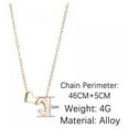 thumbnail image 4 of Prettyui Initials Personalized Name Necklace Pendant Jewelry, 4 of 6