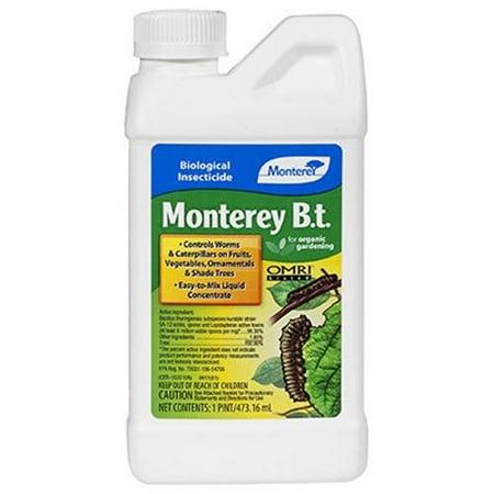 Pesticide Cabinet - Monterey 704596 Caterpillar Killer Pesticide, 1-Pint, Easy-to-mix liquid concentrate By Monteray