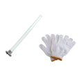 thumbnail image 4 of Tanque de combustible portátil Kusrkot de hierro con guantes Tubo de aceite Estilo de tapa de aluminio 3L, 4 of 4