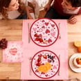 thumbnail image 6 of Lilixerw Valentine's Day 16 PCS 7 Inch Disposable Paper Plates,Heart Patterned Party Dinnerware,For Birthday,Classroom,Decorative Dessert & Snack Plates,Multicolor, 6 of 6