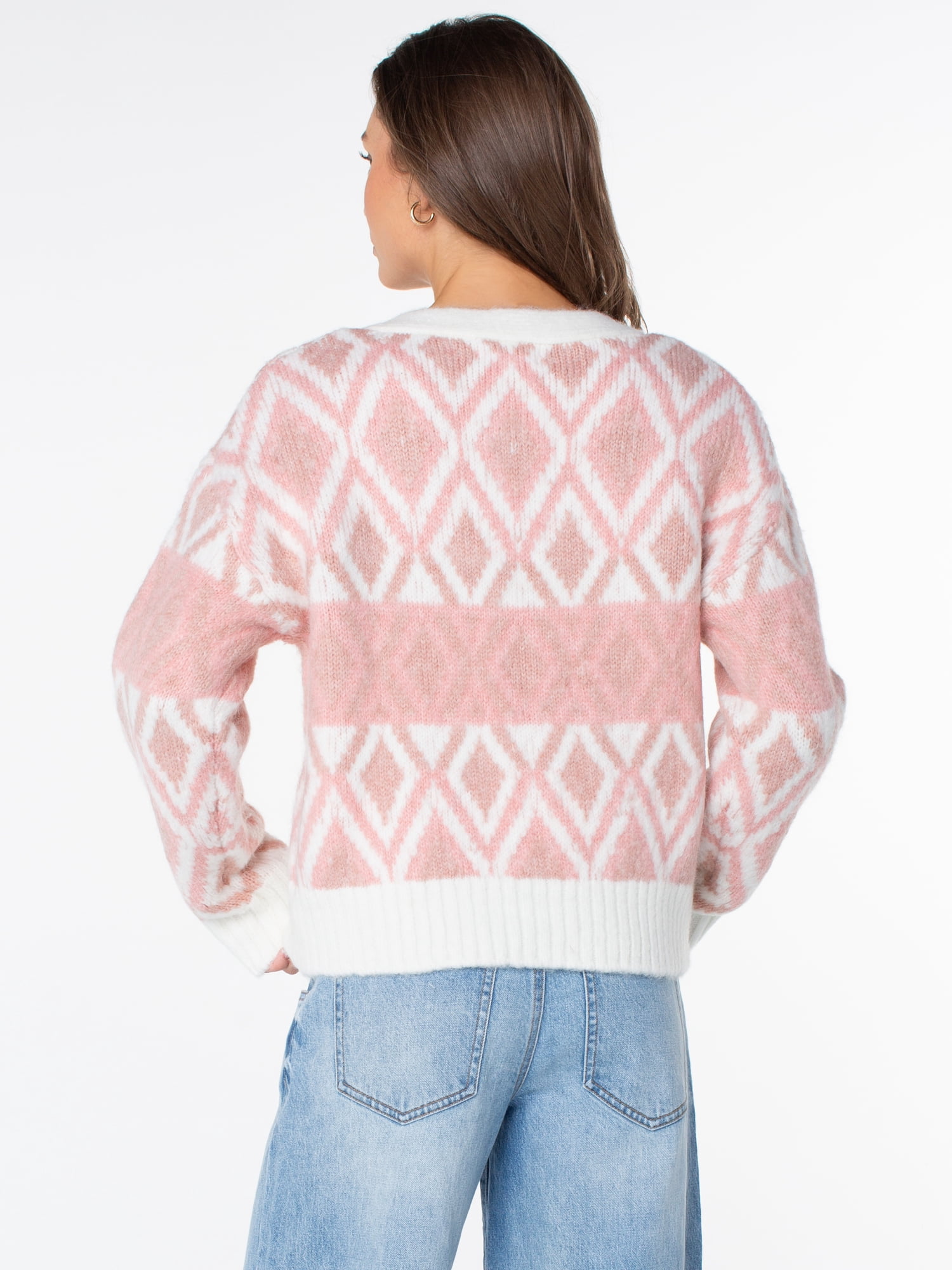 Celebrity Pink Women's and Women's Plus Cardigan Sweater, Sizes XS-4X