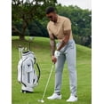 thumbnail image 5 of COOFANDY Golf Polos for Men 100% Cotton Polo Shirt Mens Tops Collared Shirts Short Sleeve Dress Polo Button Shirts Business Casual Polo, 5 of 6