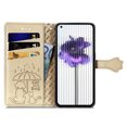 thumbnail image 6 of for Nothing Phone (1) Case, Premium PU Leather Wallet Case [Cat & Dog & Flowers Embossed] Card Slots Kickstand Magnetic Closure Flip Case Cover for Nothing Phone (1),Gold, 6 of 6