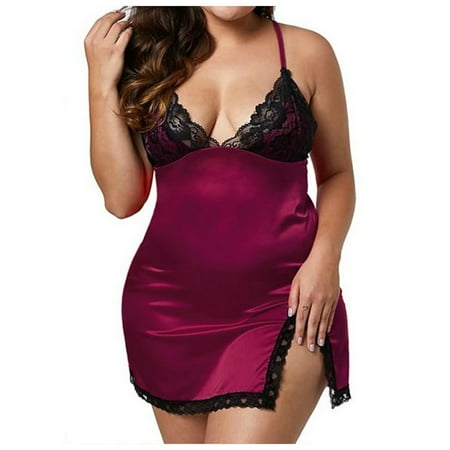 Xuewenshw Women s Lingerie Chemise Nightgowns for Women Sexy Lingerie for Women Lace Lingerie WomenS Lingerie Babydoll