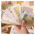 thumbnail image 2 of 60 Pcs Vintage Material Paper Handbook Decorative Paper Creative Country Garden Series Diy Scrapbooking Art Handmade Crafts, 2 of 12