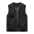 thumbnail image 1 of LOVZFMLL Vestes pour Hommes Fines Sports Multi-Poches Décontractées-Séchables Amples Alpinisme Outils Vestes Extérieures, 1 of 4