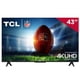 thumbnail image 1 of Televisor TCL LED 43 Pulgadas 4K UHD HDR Smart TV HDMI Modo de Juego Reacondicionado, 1 of 9