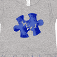 thumbnail image 4 of Inktastic Autism Awareness Be Kind Dark Blue Puzzle Piece Girls Toddler Dress, 4 of 5