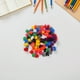 thumbnail image 5 of 100 piezas de accesorios para juegos de mesa: fichas de madera, piezas de ajedrez, meeples de madera multicolor para actividades en el aula familiar, clasificación de piezas de repuesto., 5 of 6