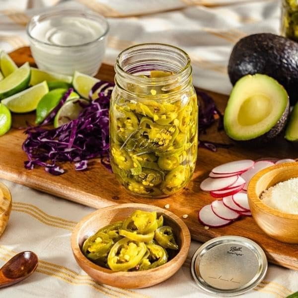 Ball, Mason Jars, 8 oz., 12 Pack, Regular Mouth with Airtight Lids