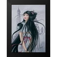 thumbnail image 2 of Rhumeur, Aurelie 14x18 Black Modern Framed Museum Art Print Titled - Melo Lilou in Paris II, 2 of 5
