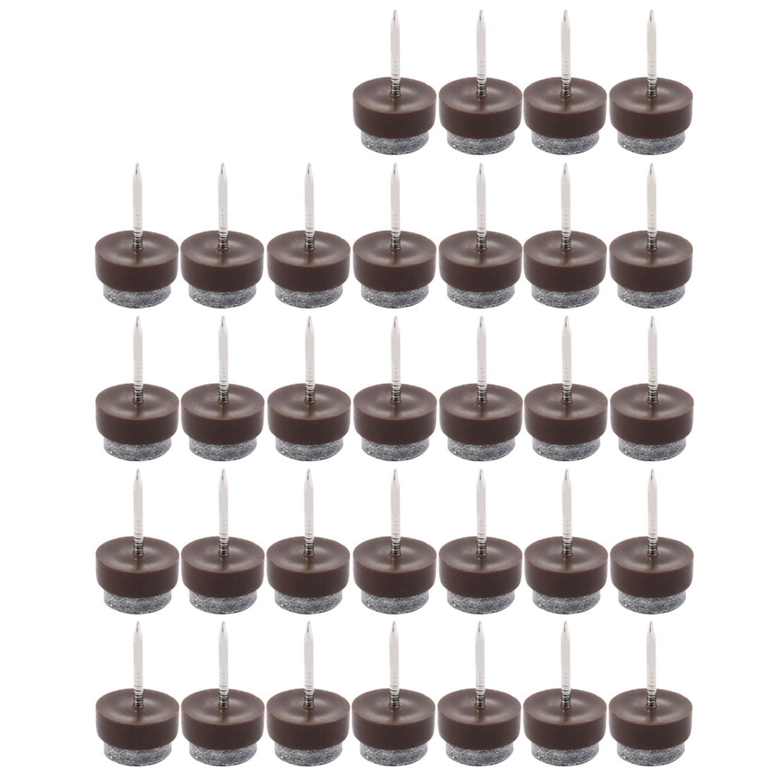 Uxcell Felt Pad Nail Furniture Legs Feet Floor Protector 13mm 1/2' Dia 32 Pack