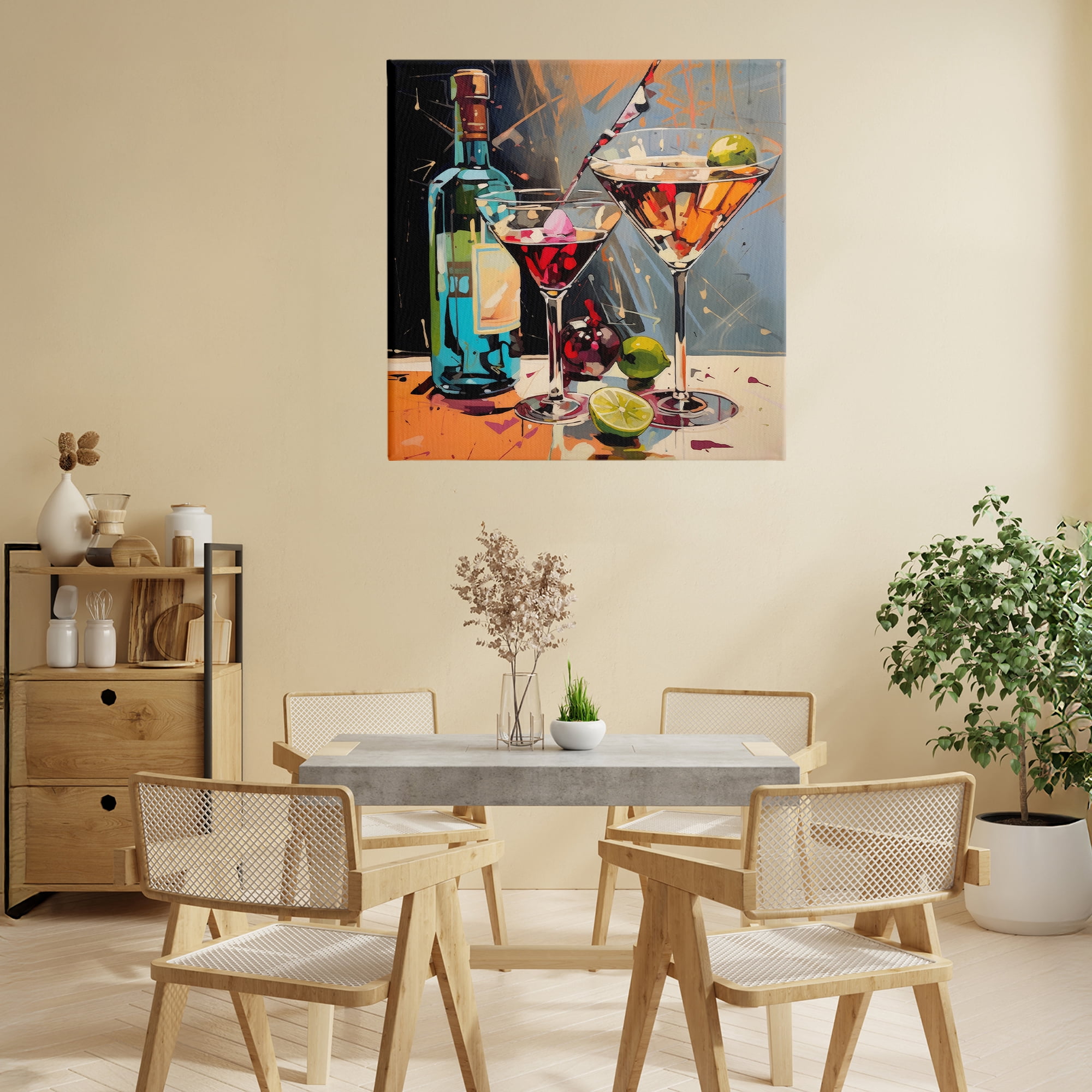 Stupell Industries Every Sip of Martini Night Canvas Wall Art, design by Lazar Studio