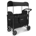 thumbnail image 4 of WONDERFOLD W2 Original + Stroller Wagon (2 Seater) - Collapsible Wagon Stroller with Seats with 5-Point Harnesses, Easy-Access Door, and Adjustable Sun Canopy, Black, 4 of 5