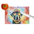 thumbnail image 4 of Black Labrador Hippie Dawg Glass Cutting Board Large 12 in x 15 in, 4 of 5