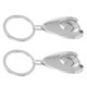 thumbnail image 2 of 2 llaveros metálicos con fichas para carrito de la compra, llaveros colgantes con forma de llavero., 2 of 6