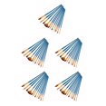 thumbnail image 2 of Matsuzay Paquete de 12 pinceles para pintar, juego de mango de madera, pintura, dibujo de bricolaje, bolígrafos artísticos, lavables, reutilizables, Type2 NO2, 2 of 6